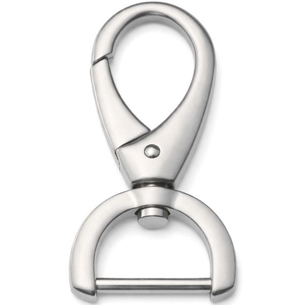 DESIGN-Karabinerhaken 20 mm | nickel matt