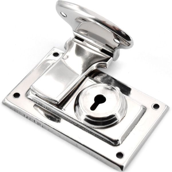 KLASSIK-Kofferschloss, groß | nickel pol.