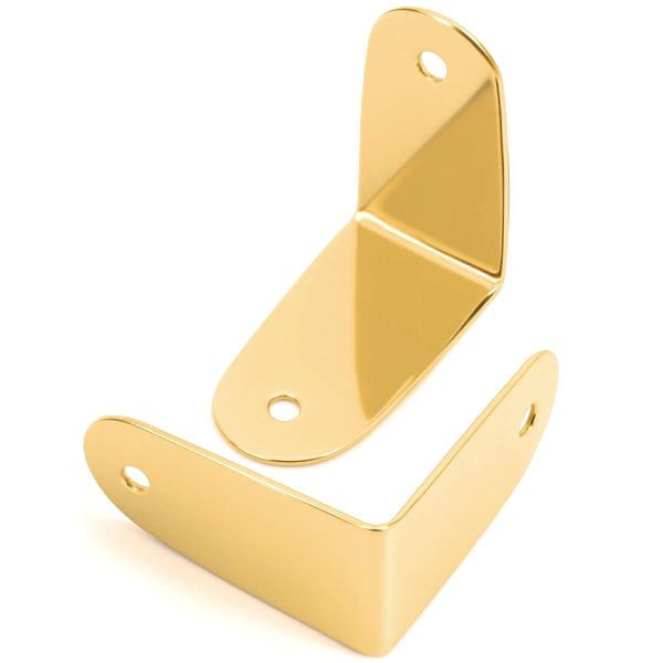 PREMIUM-Kofferwinkel 30 mm | vergoldet 24 kt
