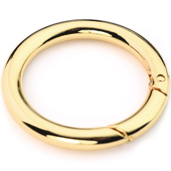 Karabiner-Ring 40 mm | gold pol.