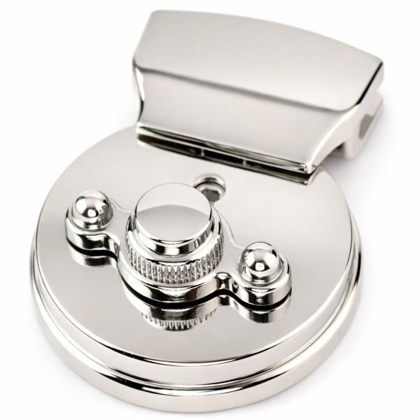 Mappenschloss, massiv | nickel pol.