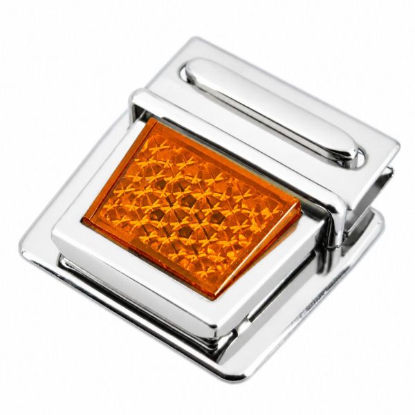 Steckschloss, Reflektor | orange