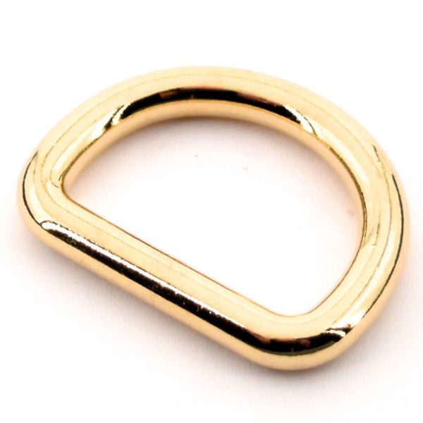 DESIGN D-Ring 40 mm | gold pol.