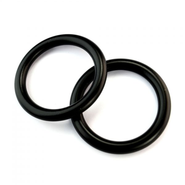 DESIGN-Ring 25 mm | BLACK LINE seidenmatt schwarz