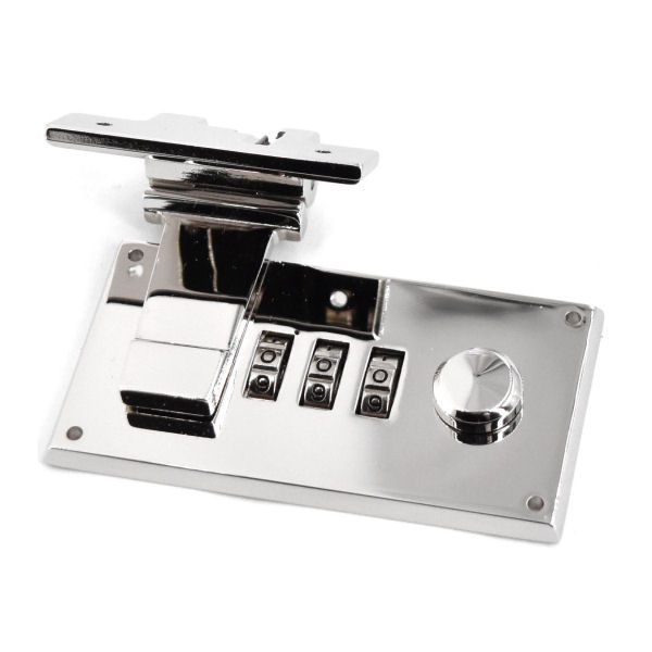 PREMIUM-Zahlenschloss | nickel poliert