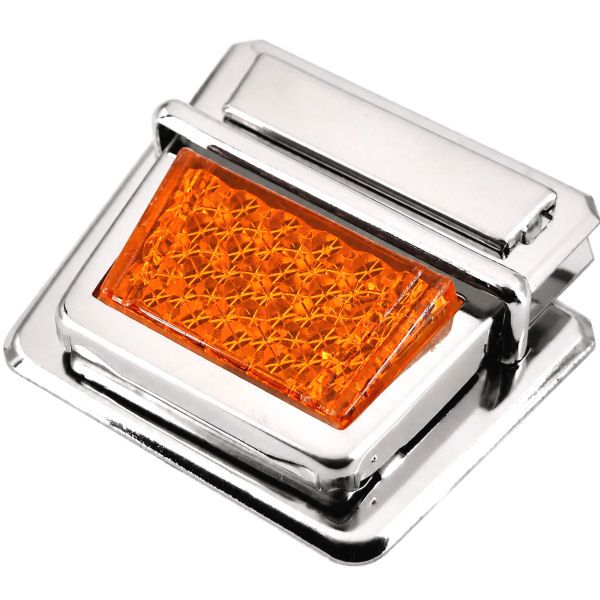 Steckschloss, Reflektor | orange