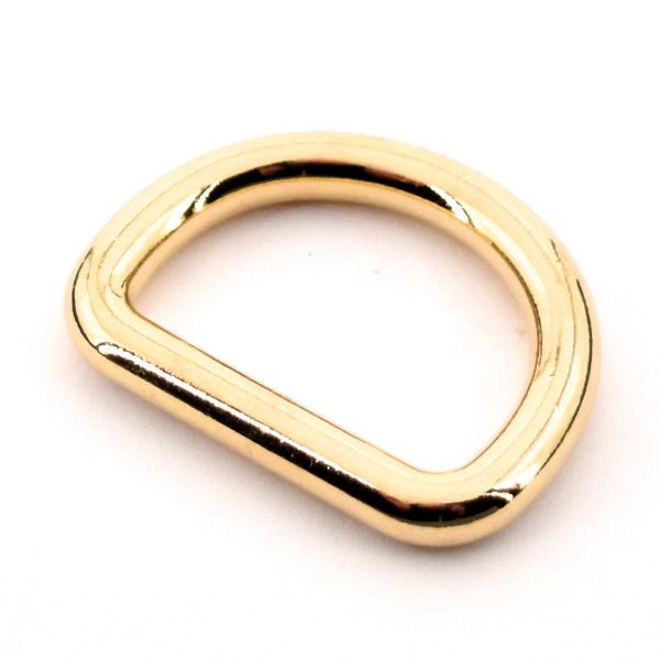 DESIGN D-Ring 30 mm | gold pol.