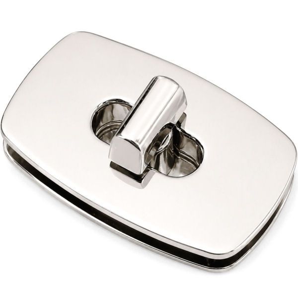 DESIGN Drehverschluss 50x30mm | nickel pol.