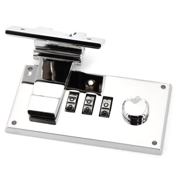 PREMIUM-Zahlenschloss | nickel poliert