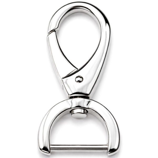 DESIGN-Karabinerhaken 20 mm | nickel pol.