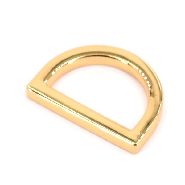 DESIGN D-Ring 25 mm | gold pol.
