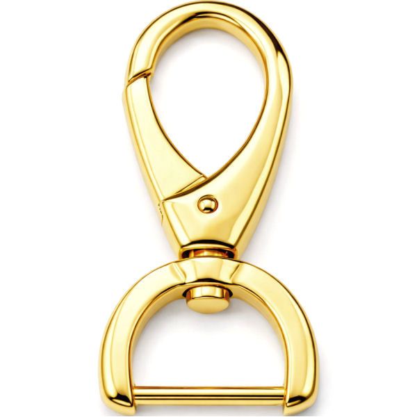 DESIGN-Karabinerhaken 20 mm | gold pol.