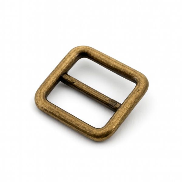 DESIGN-Schiebeschnalle 20 mm | altmessing