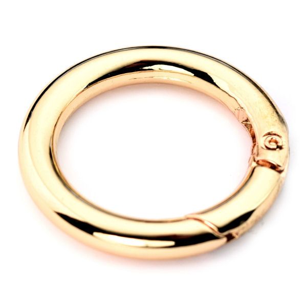 Karabiner-Ring 30 mm | gold pol.